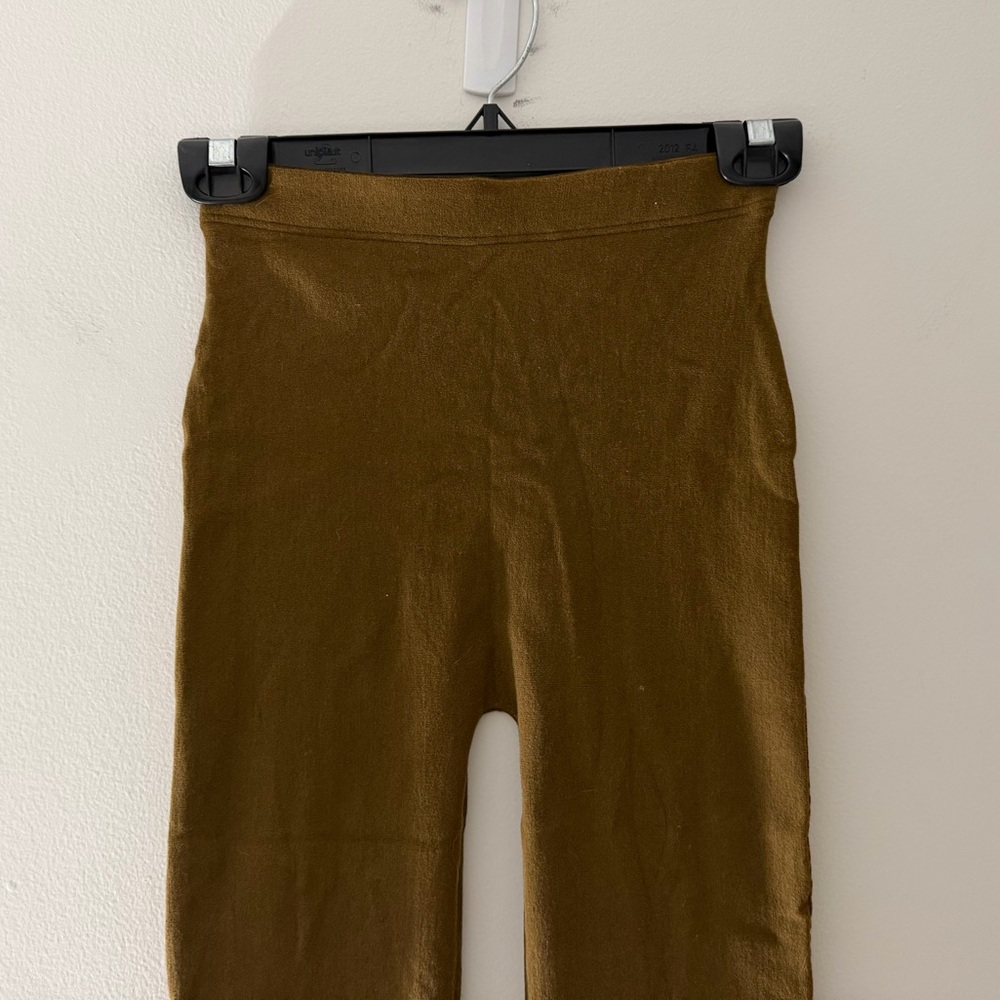 NWT Wolford Perforated Wool-Blend Leggings in Brown Size Small Quiet Luxury - Picture 3 of 16
